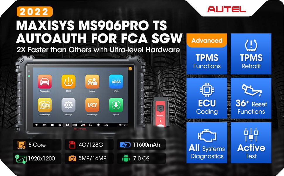 2023 새로운 Autel MaxiSYS MS906 Pro-TS OE-Level 전체 시스템