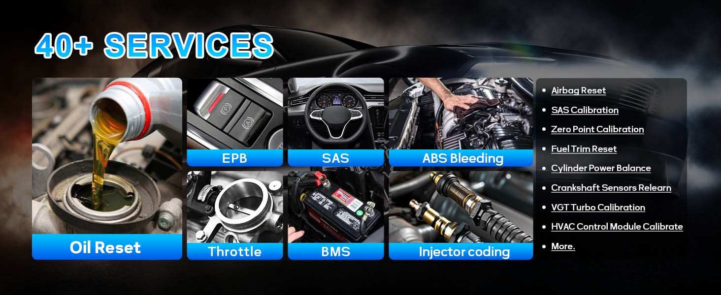 autel maxisys ms909 service function