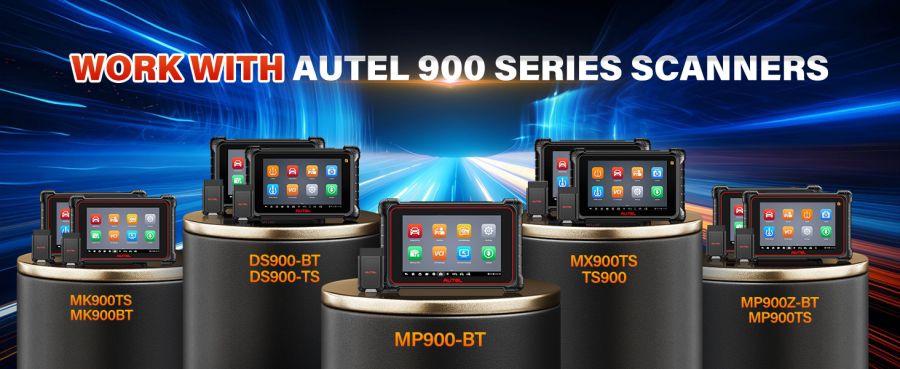 Autel MaxiVCI V150 Wireless Dongle Support CAN FD/DOIP Protocol work for Autel 900 Series Scanners