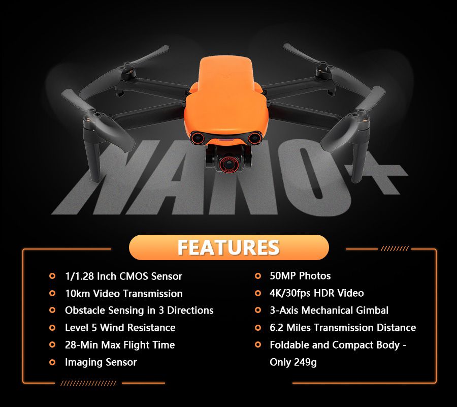 Drones autoel Robotics Evo Nano +.