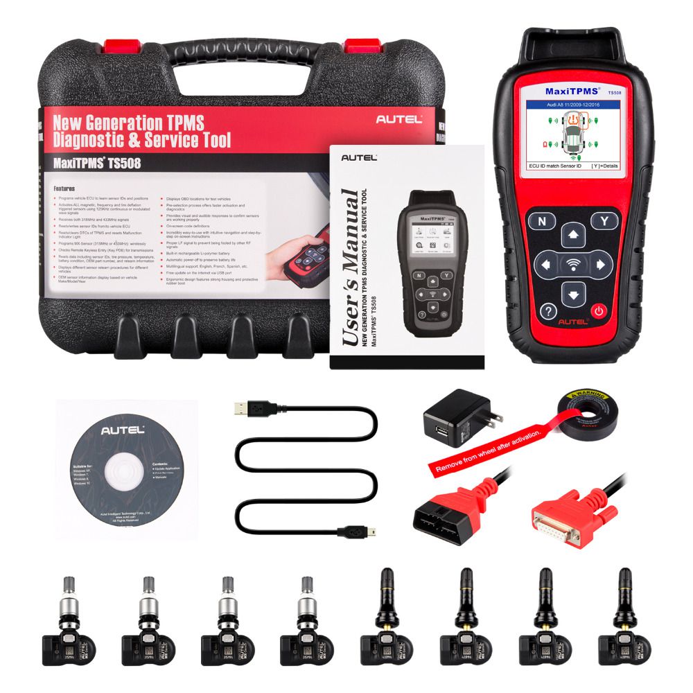 Autel TS508K 고급 TPMS 수리 도구