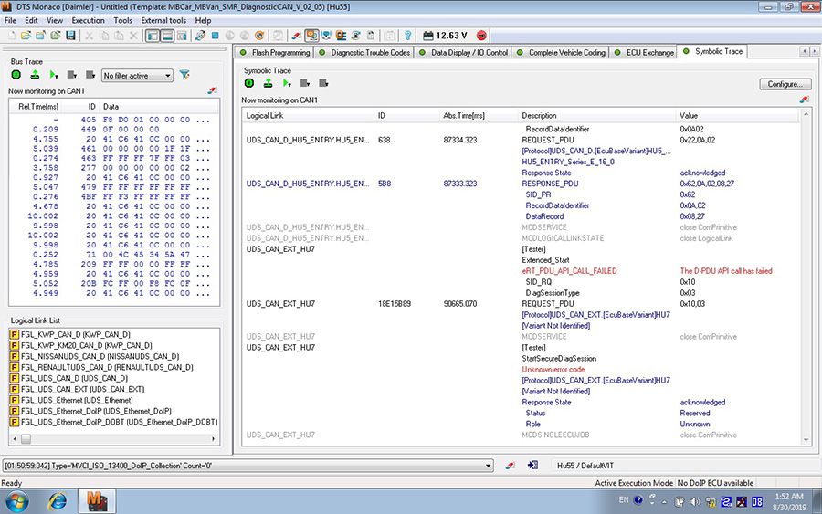 Software de herramientas de diagnóstico y programación ecom doip de Mercedes - Benz