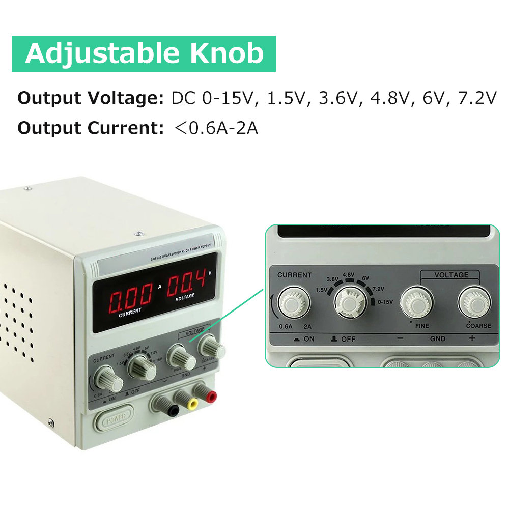 Fuente de alimentación de corriente continua BK - 1502d 