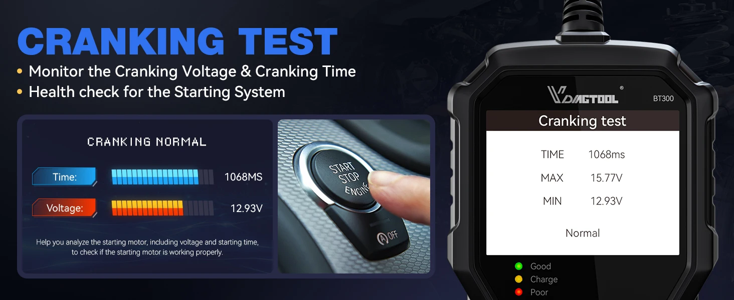 BT300 Car Battery Tester