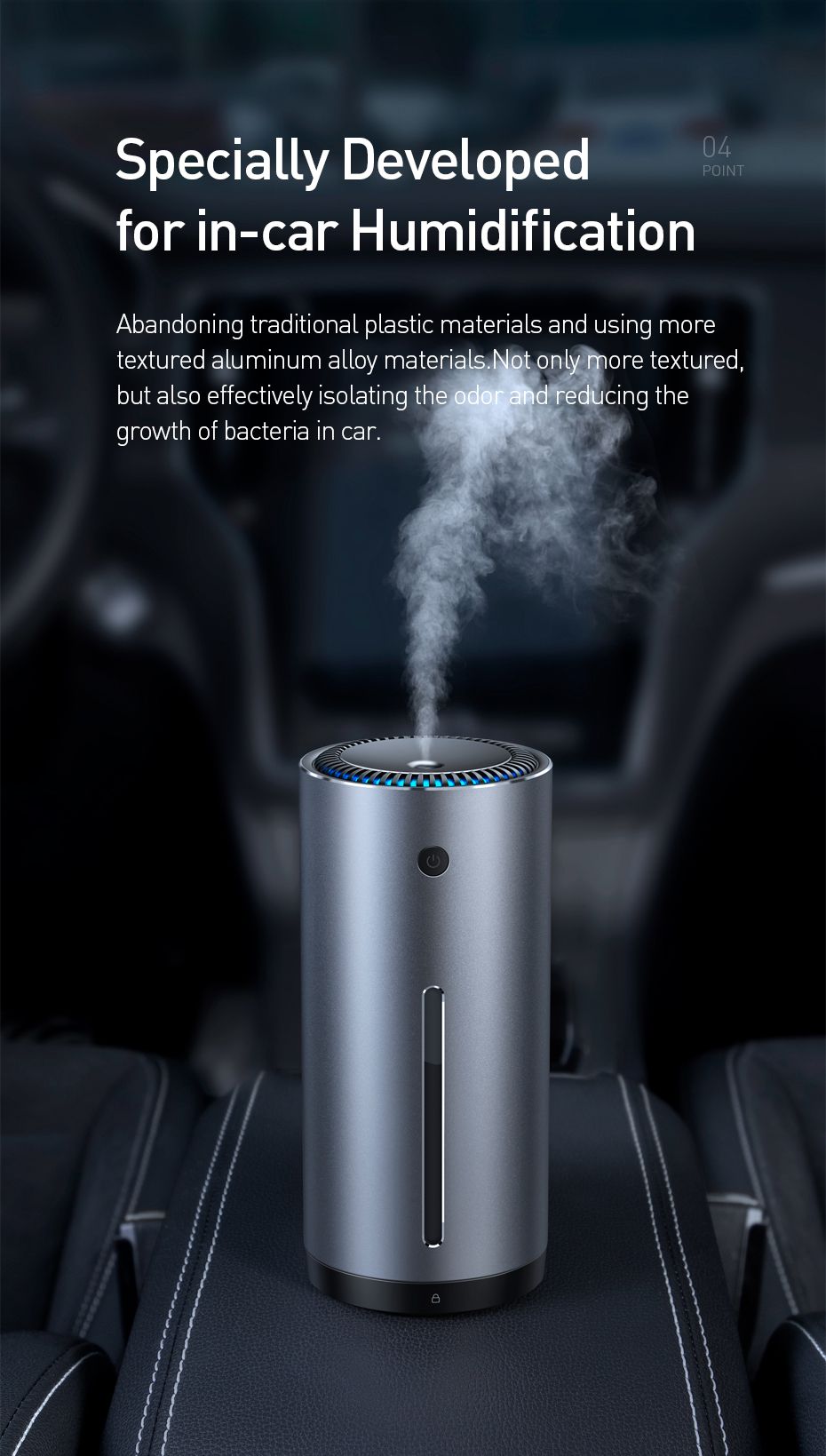 Humidificador de aire para automóviles 