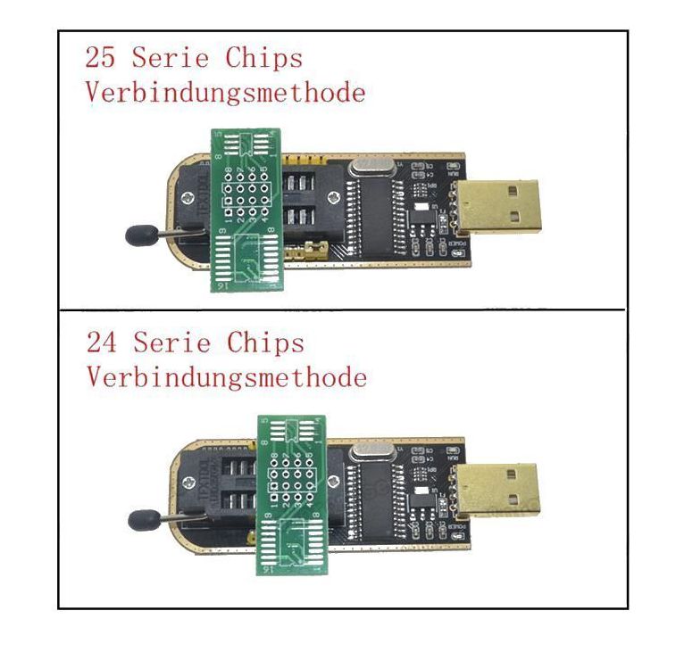 CH341A 24 25 Series EEPROM Flash BIOS USB Programmer