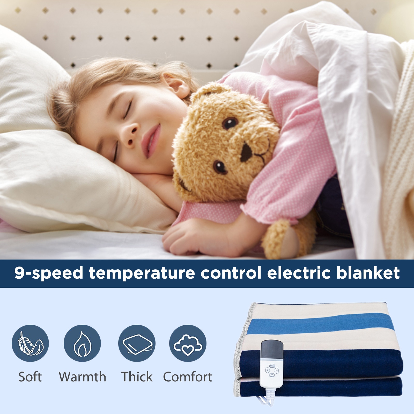Electric Blanket 220v 110v Thicker Heater