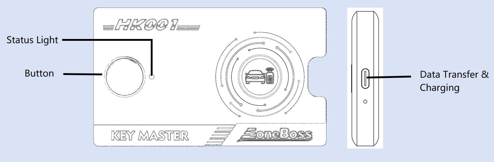 EoneBoss HK001 Key Master for Hyundai & Kia Smart Key Initialization and Cloning