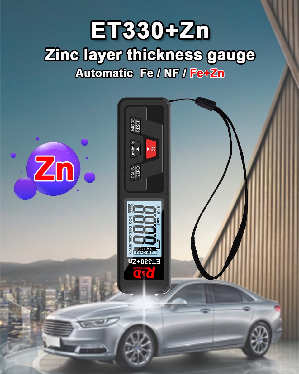 ET330 자동차 페인트 두께 측정기 개발