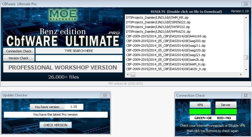 Cbfware Ultimate pro para todos los talleres Mercedes - Benz