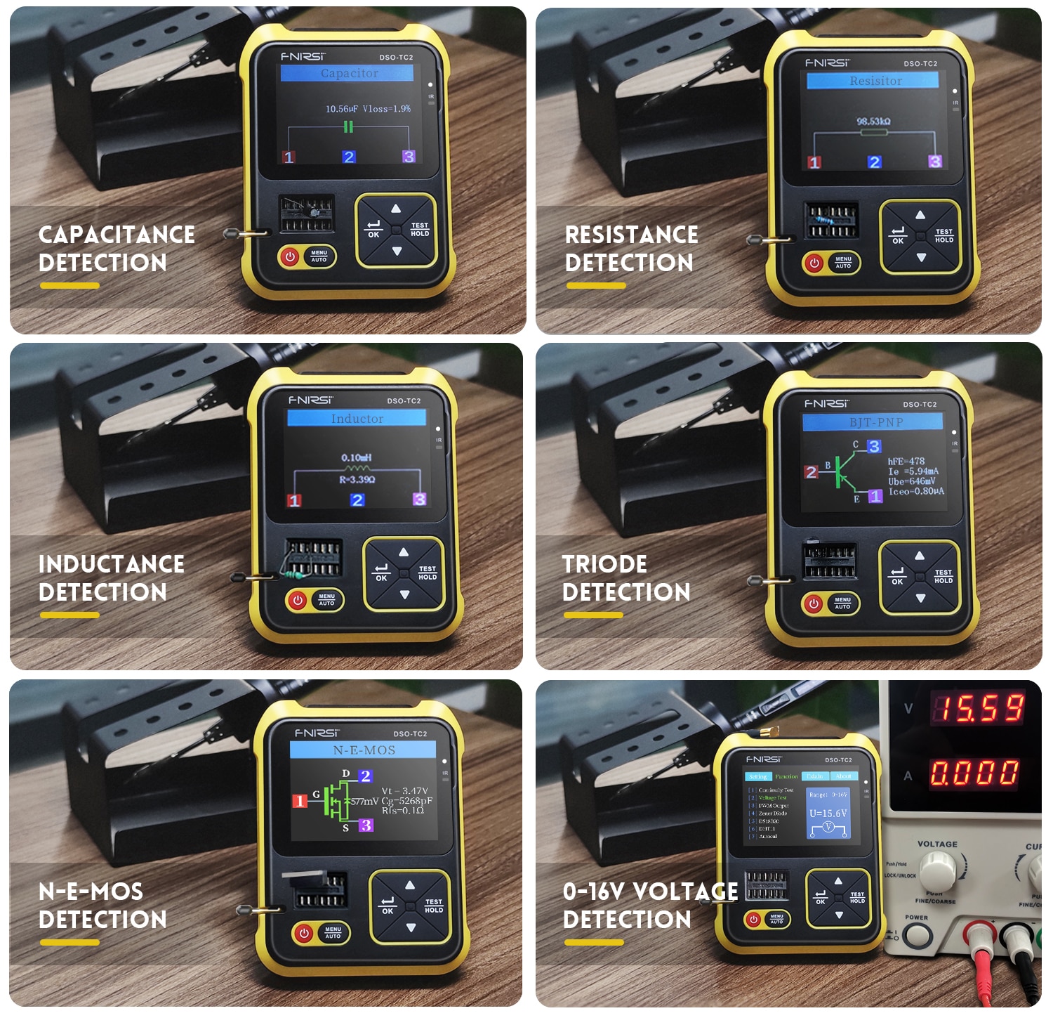 FNIRSI DSO-TC2 Portable Digital Oscilloscope