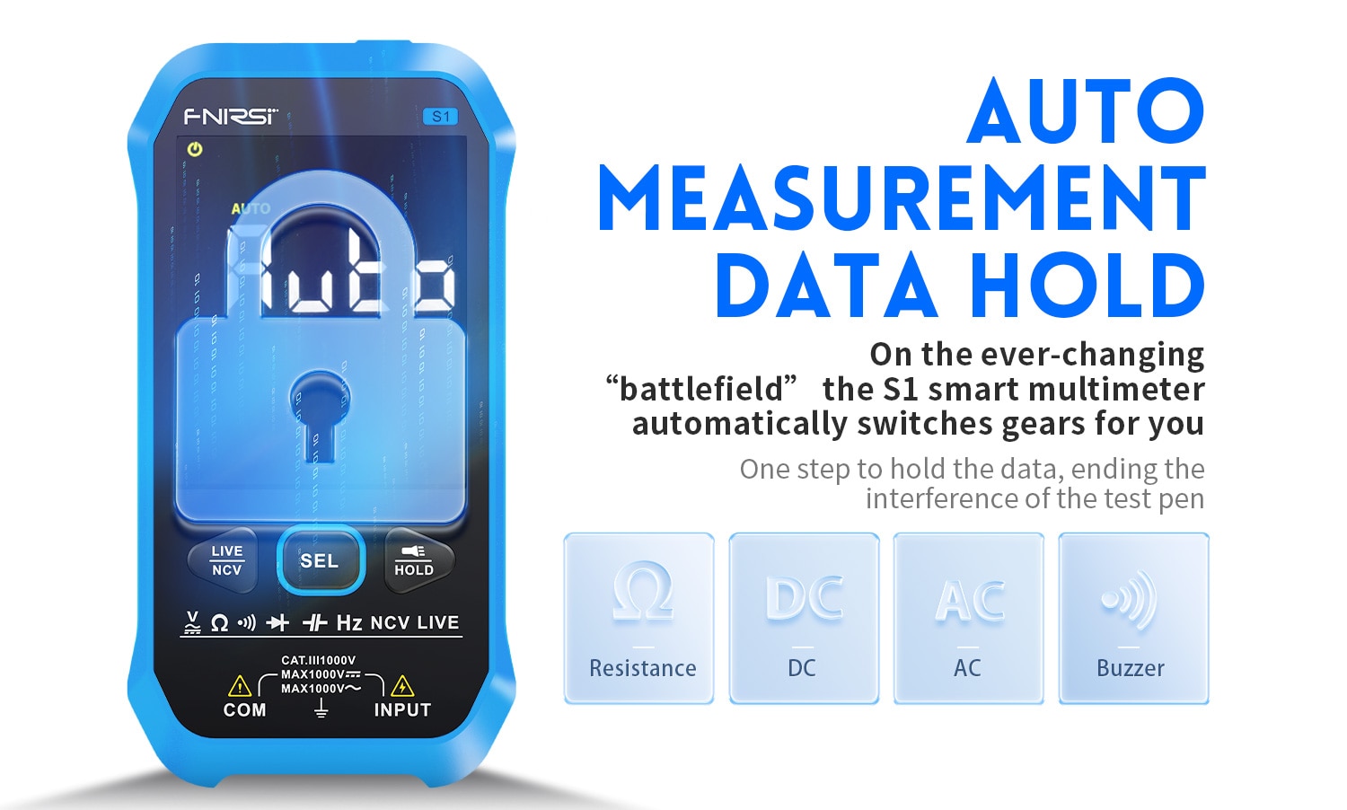 FNIRSI S1 Smart Digital Multimeter