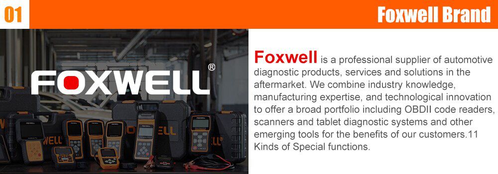Foxwell GT60 OBD 2 차량 전체 시스템 진단 도구