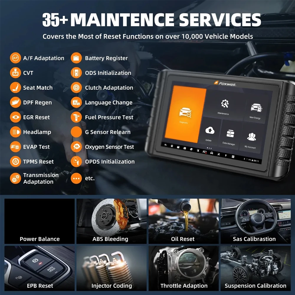 FOXWELL NT1009 OBD2 Bluetooth Car Scanner