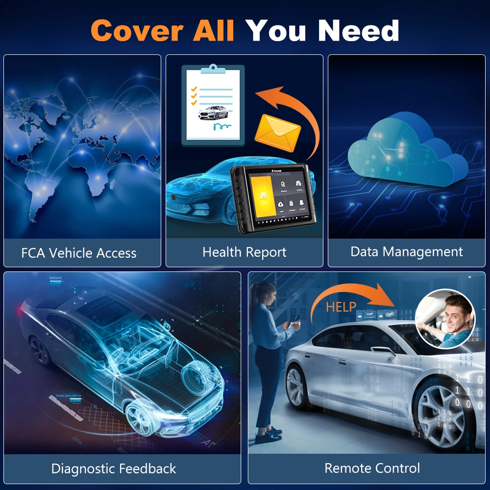FOXWELL NT1009 OBD2 Bluetooth Car Scanner