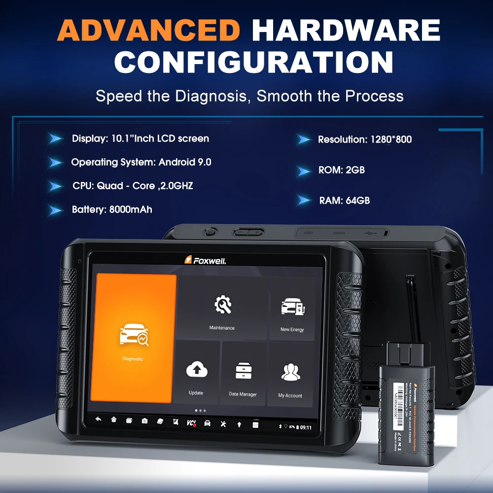 FOXWELL NT1009 OBD2 Bluetooth Car Scanner