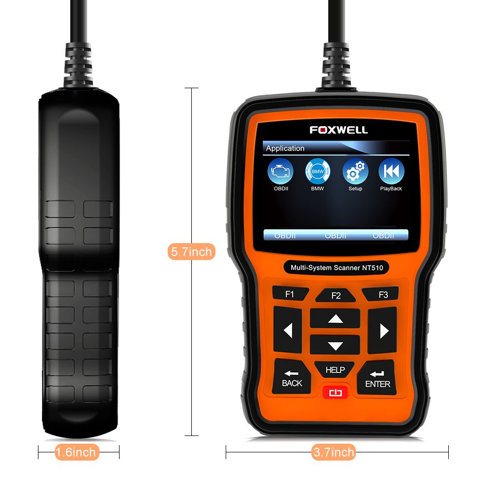 FOXWELL NT510 Full System OBD OBD2 Scanner