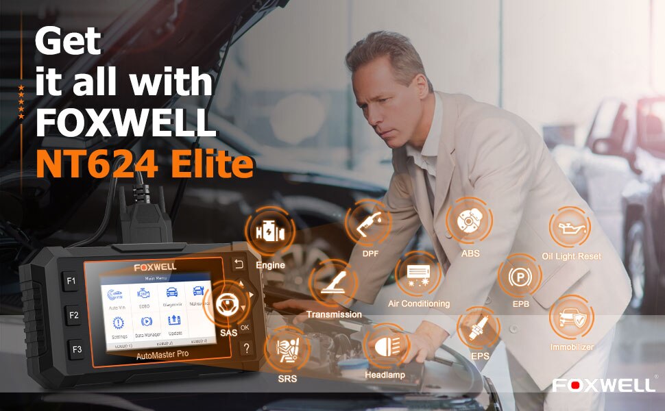 Foxwell NT624 Elite OBD2 Diagnostic Tool