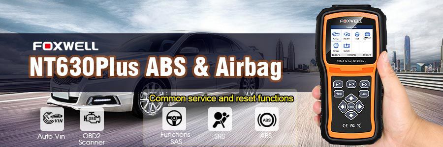 Foxwell nt630 plus ABS & herramienta de reinicio de Airbag