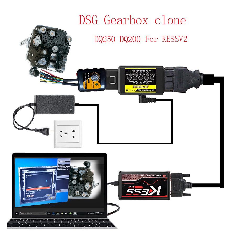 GODIAG GT107 DSG Gearbox Data Read/Write Adapter 