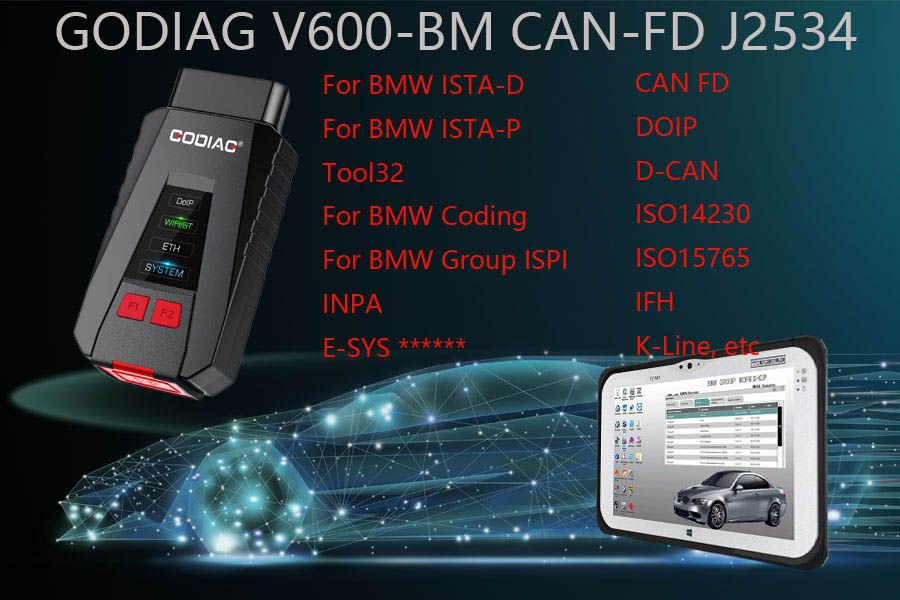 Herramientas de diagnóstico y programación godiag v600 - BM BMW