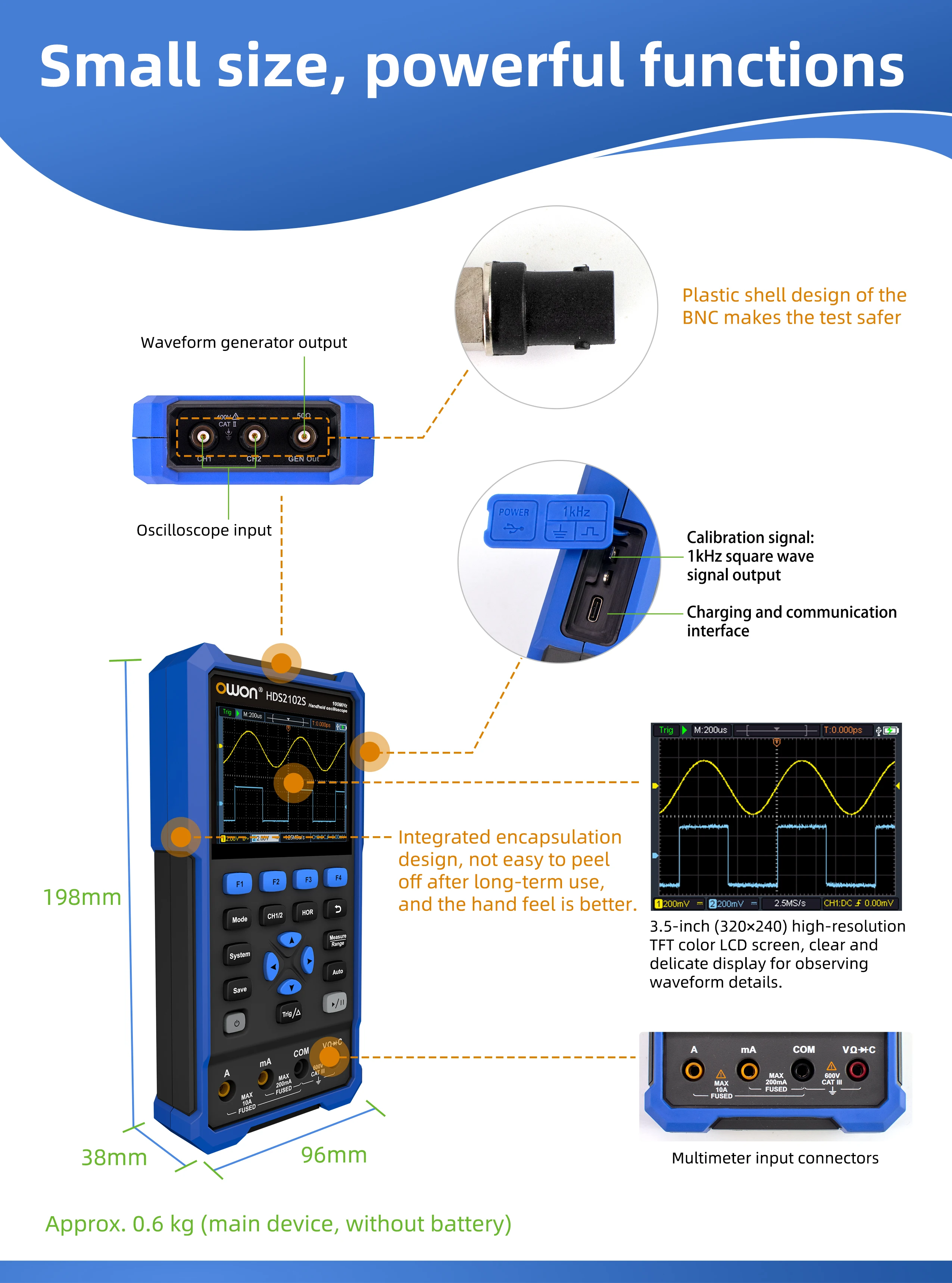 Handheld Digital Oscilloscope