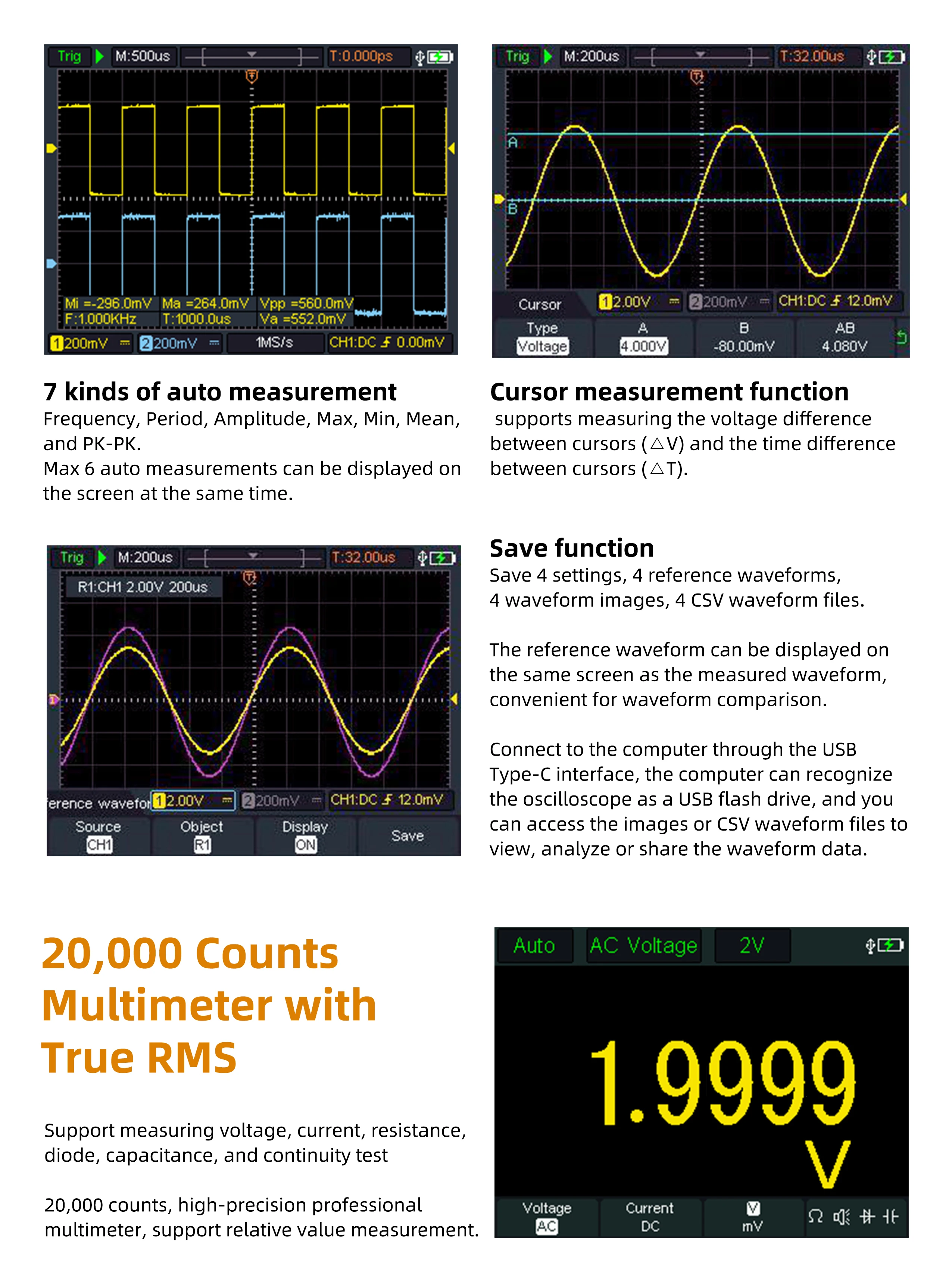 Handheld Digital Oscilloscope