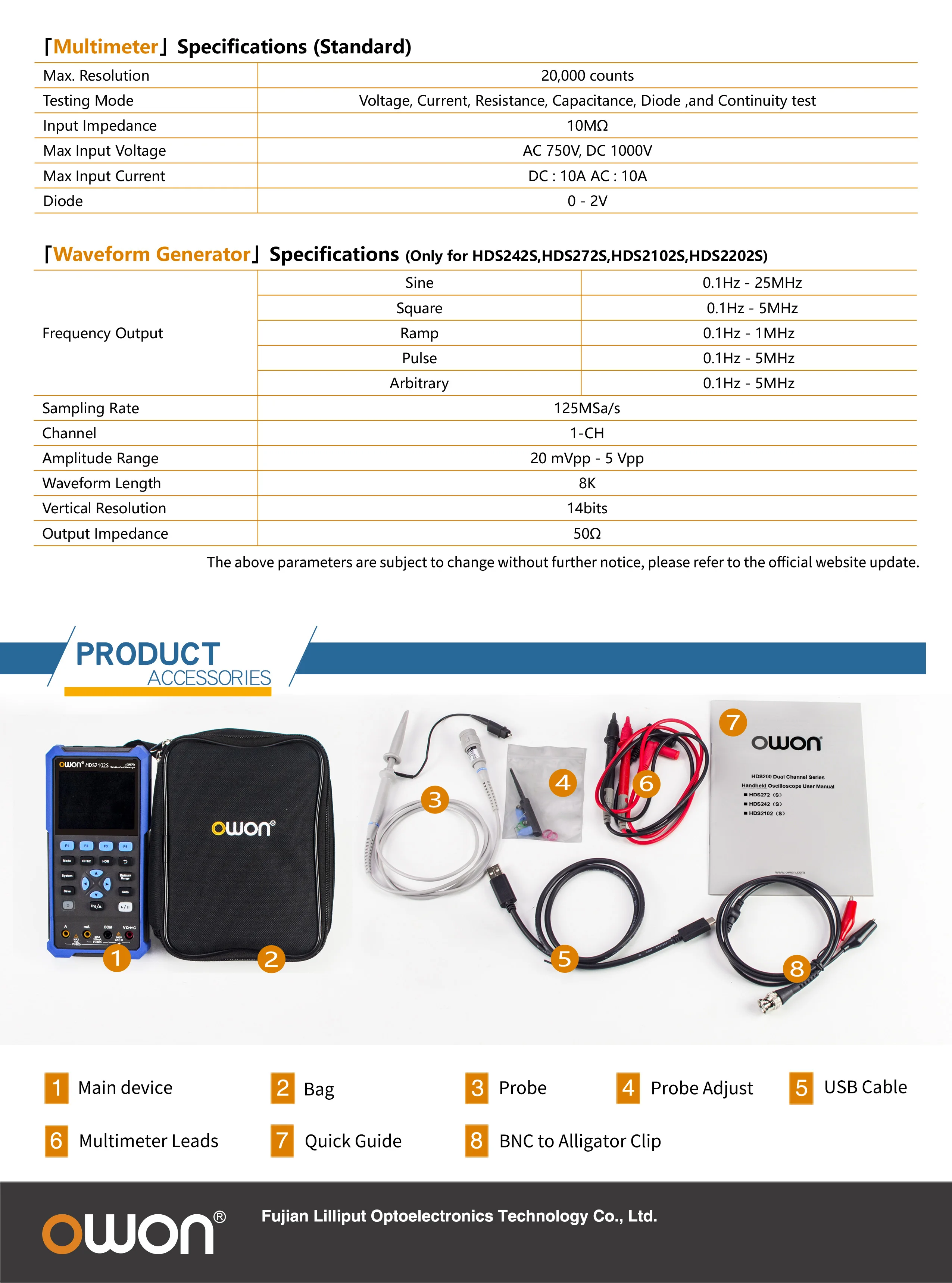 Handheld Digital Oscilloscope