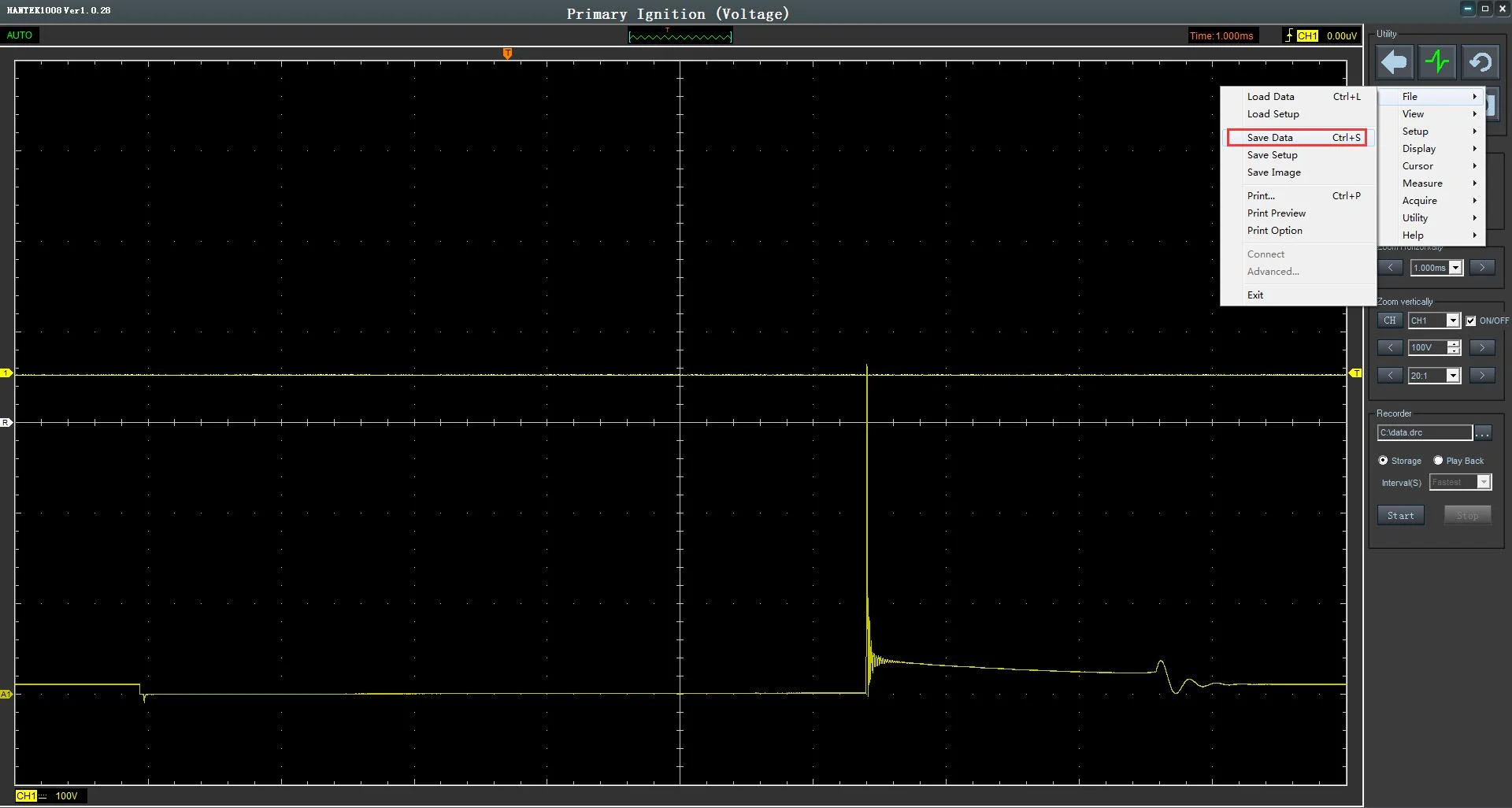 Hantek 1008c Automotive Oscilloscope