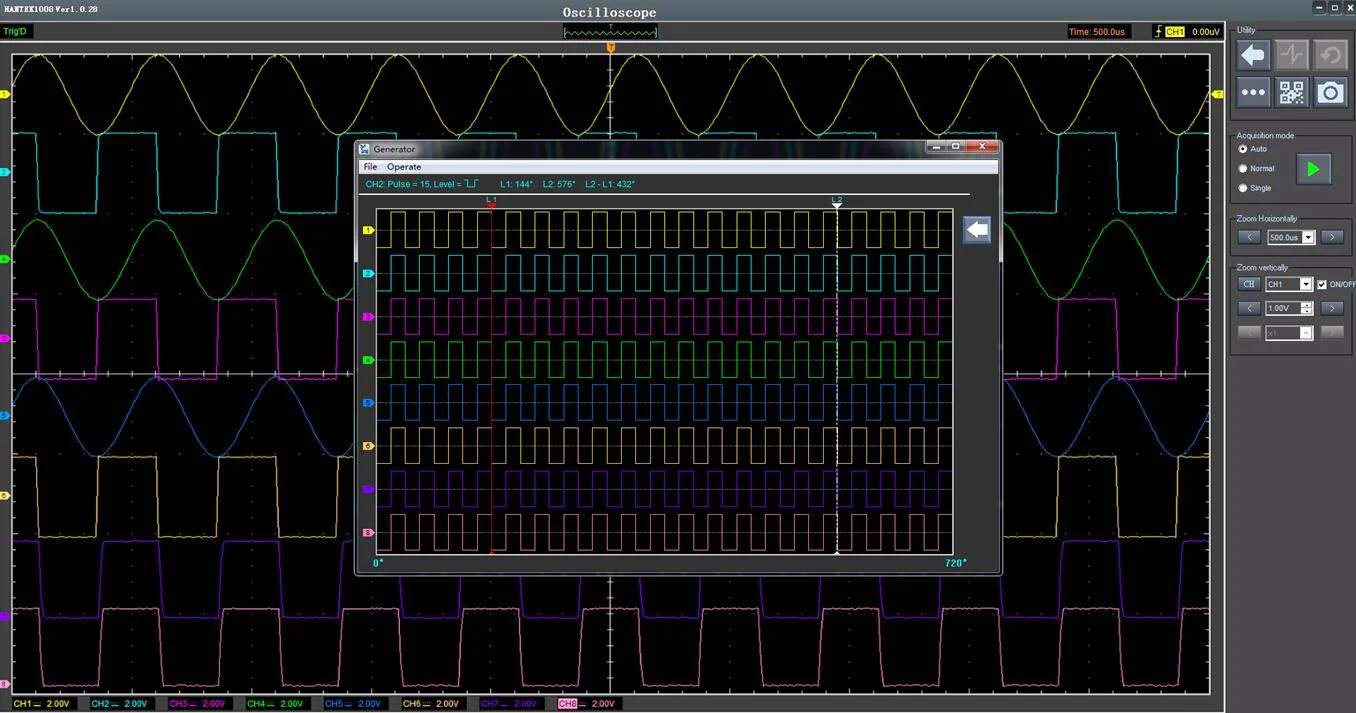 Hantek 1008c Automotive Oscilloscope