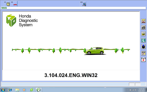 Honda HDS him diagnosis system