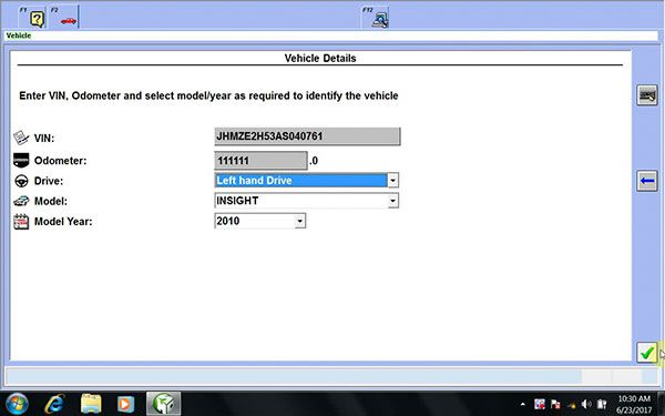 Honda HDS him diagnosis system