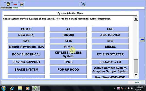 Honda HDS him diagnosis system