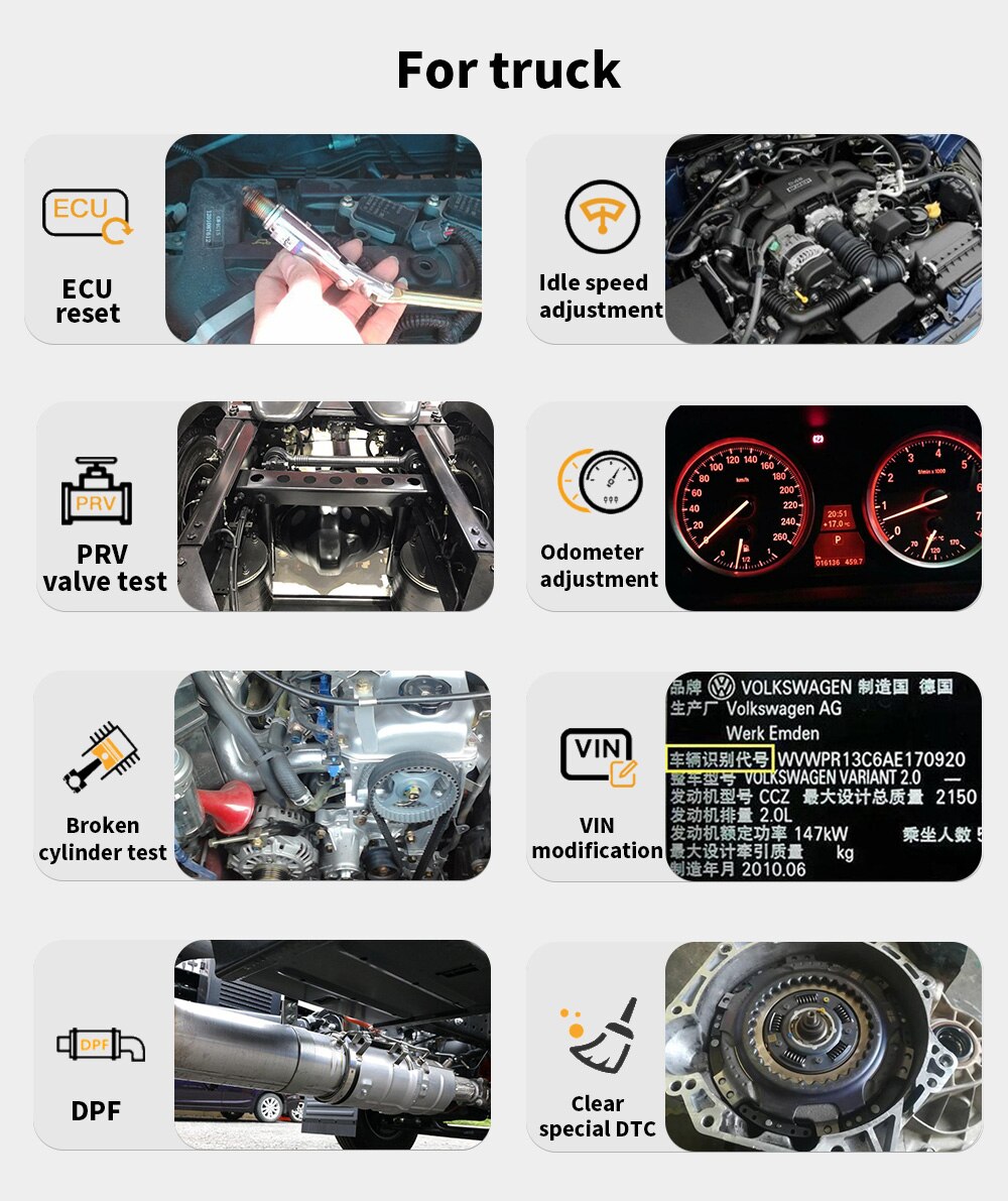 HUMZOR ND666 Elite OBD2 자동차 진단 스캐너