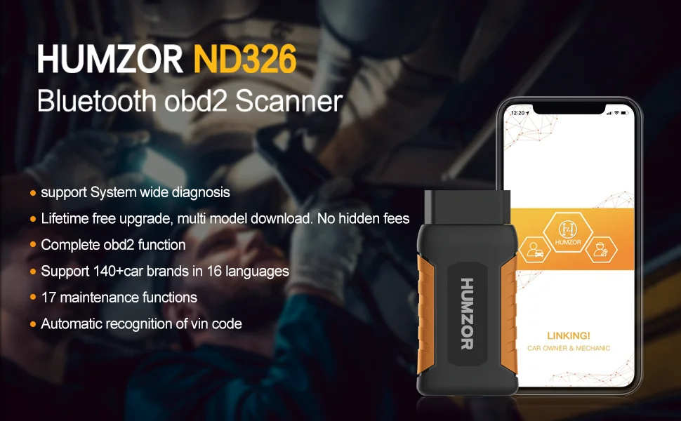 HUMZOR NexzDAS ND326 Car Diagnostic Tool