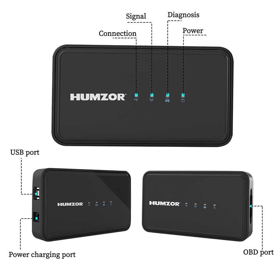 Herramienta de diagnóstico de camiones humzor nexzysys ns806