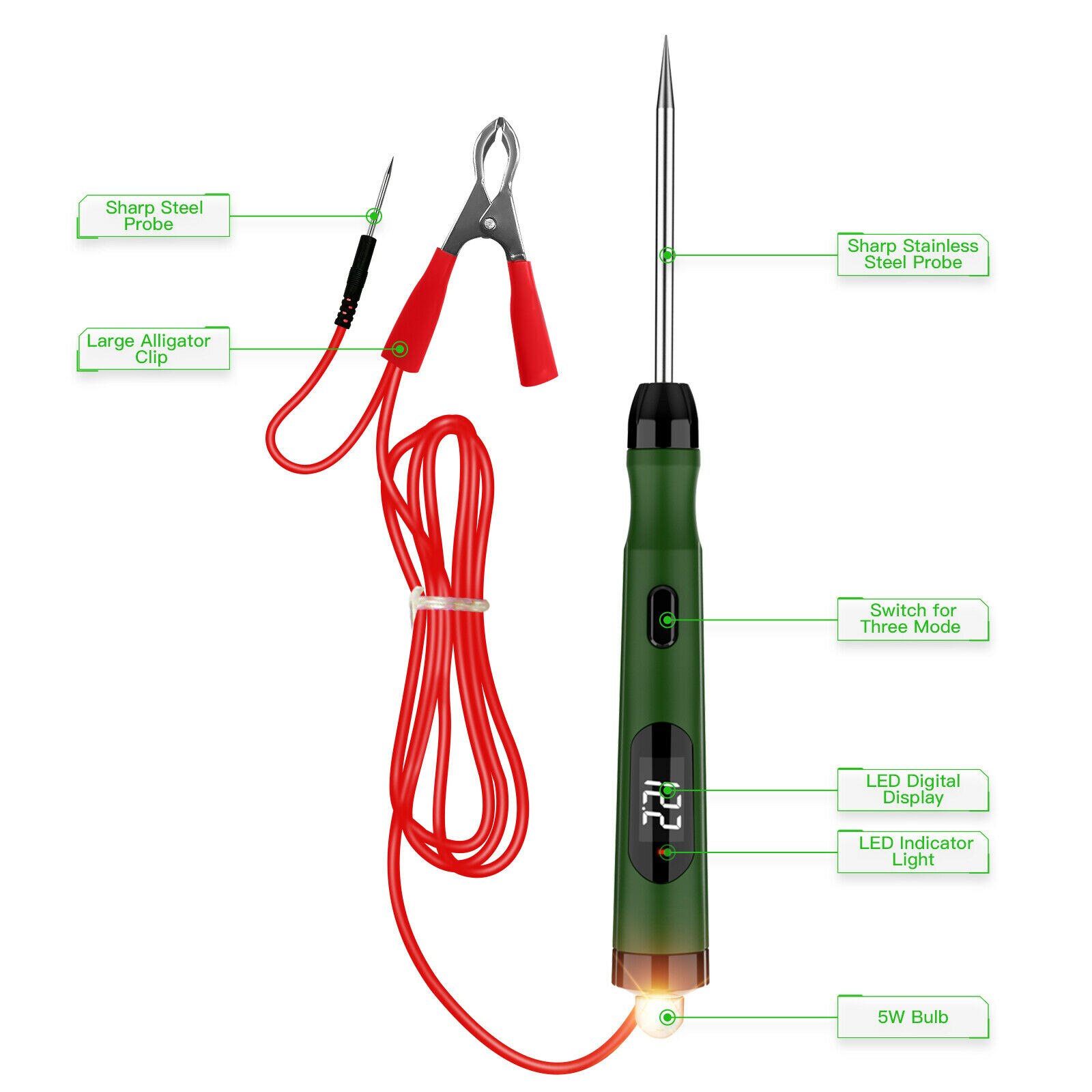 JDiag P50 Car Electrical Circuit Tester