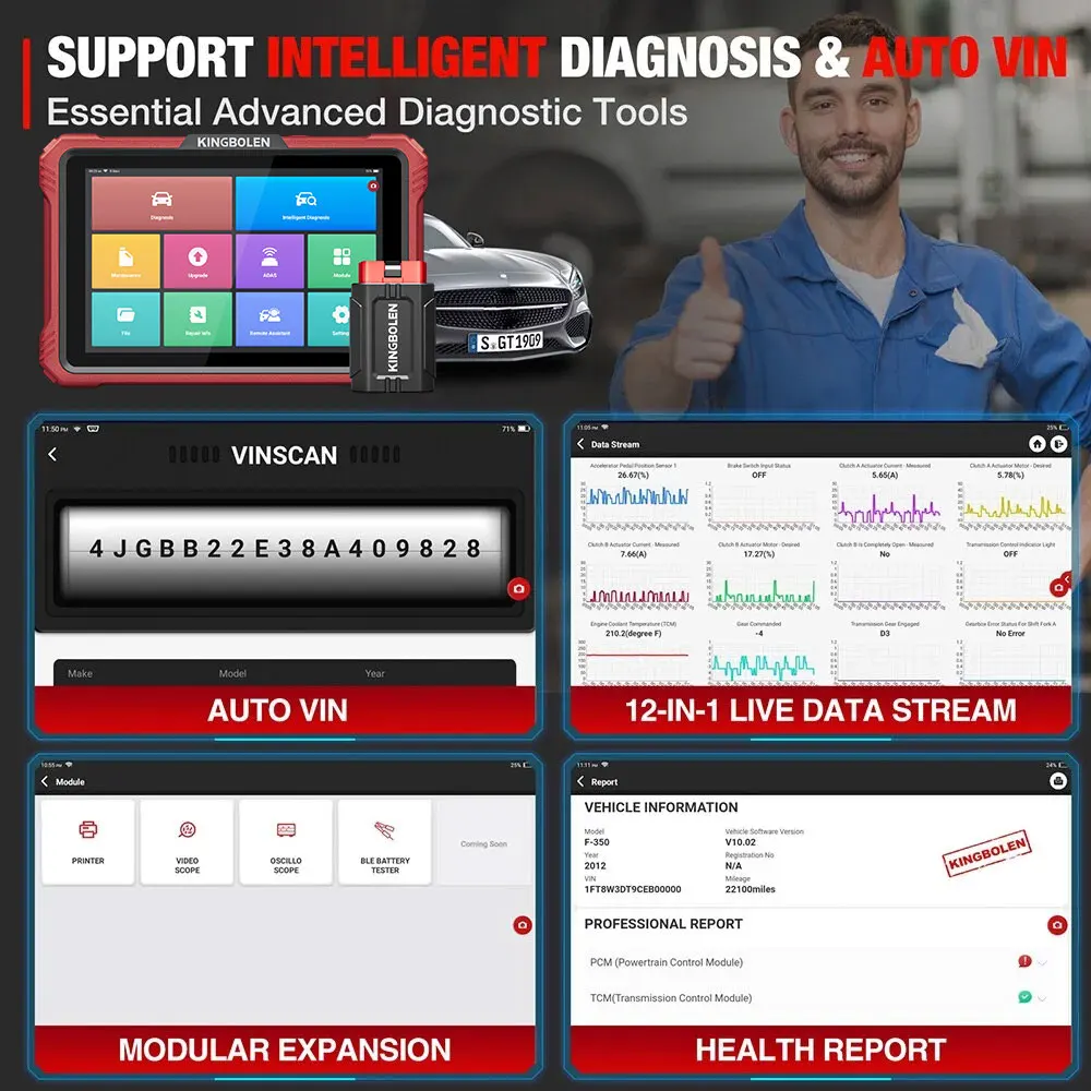 K10 Pro Full Systems Bidirectional Scanner