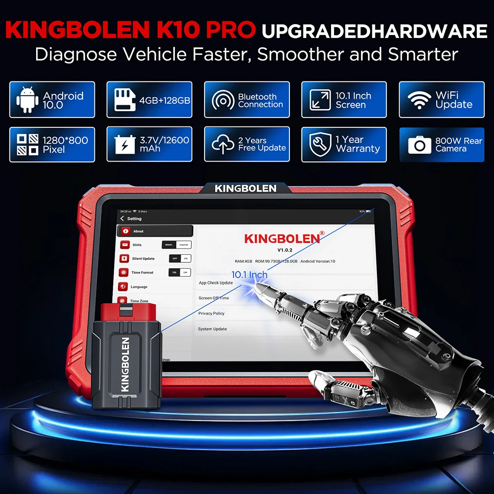 K10 Pro Full Systems Bidirectional Scanner