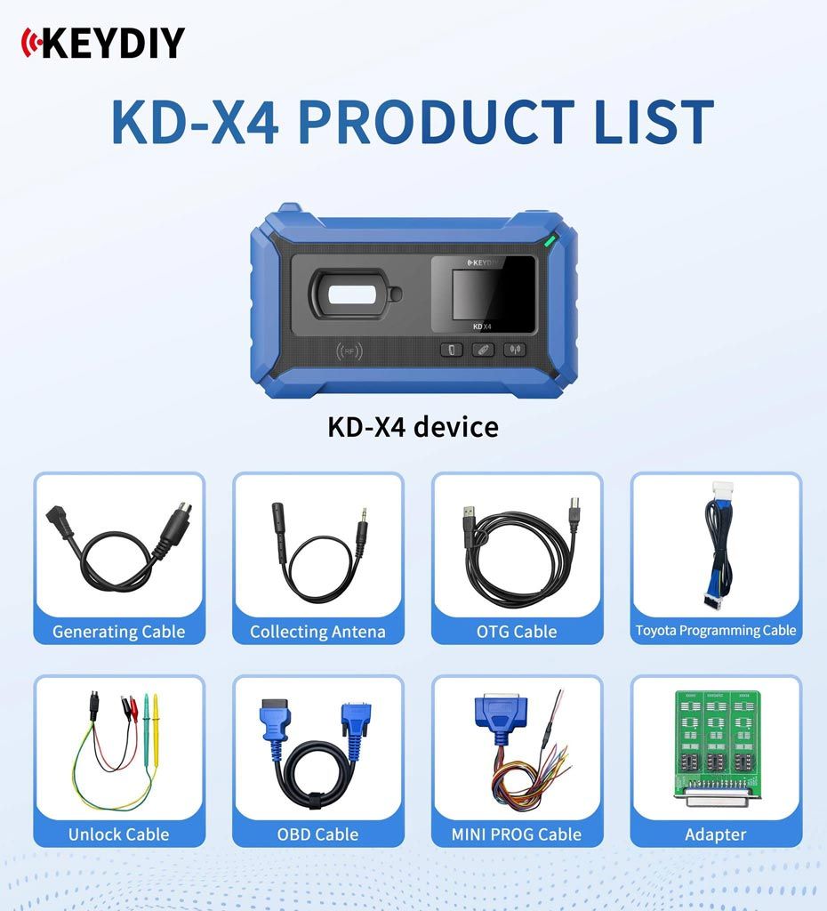 KEYDIY KD-X4 KDX4 5-in-1 Key Programmer 