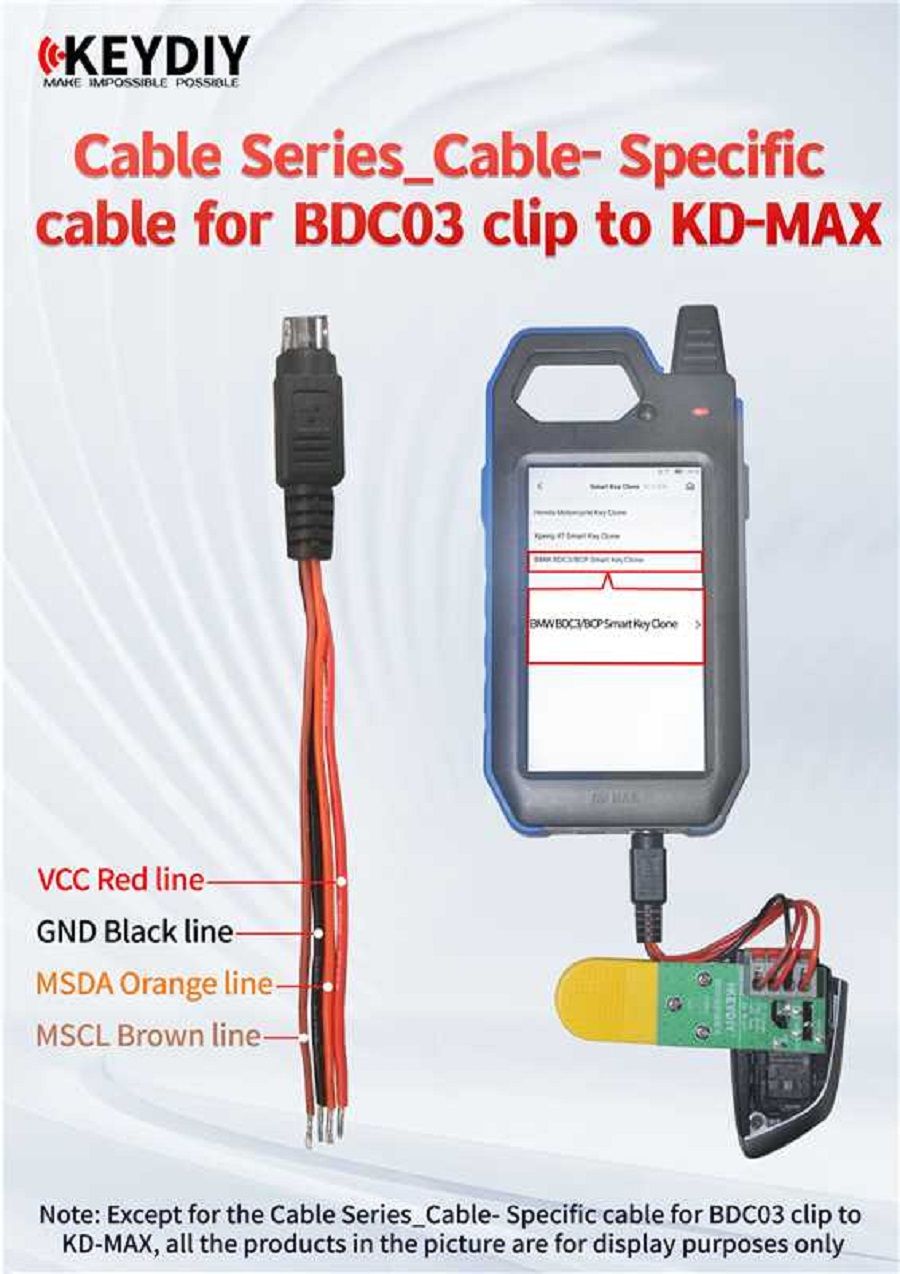 KEYDIY Specific Cable 
