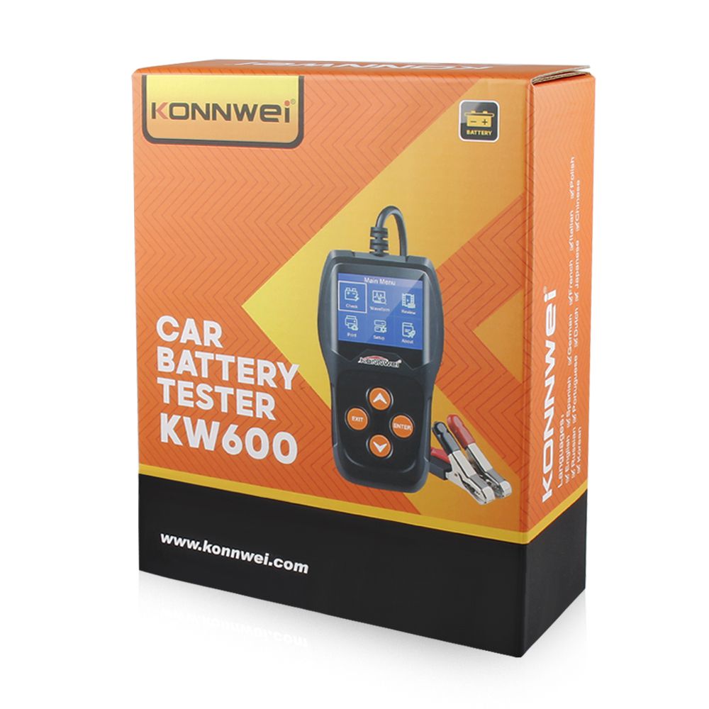 Konnwei kw600 probador de baterías automotrices