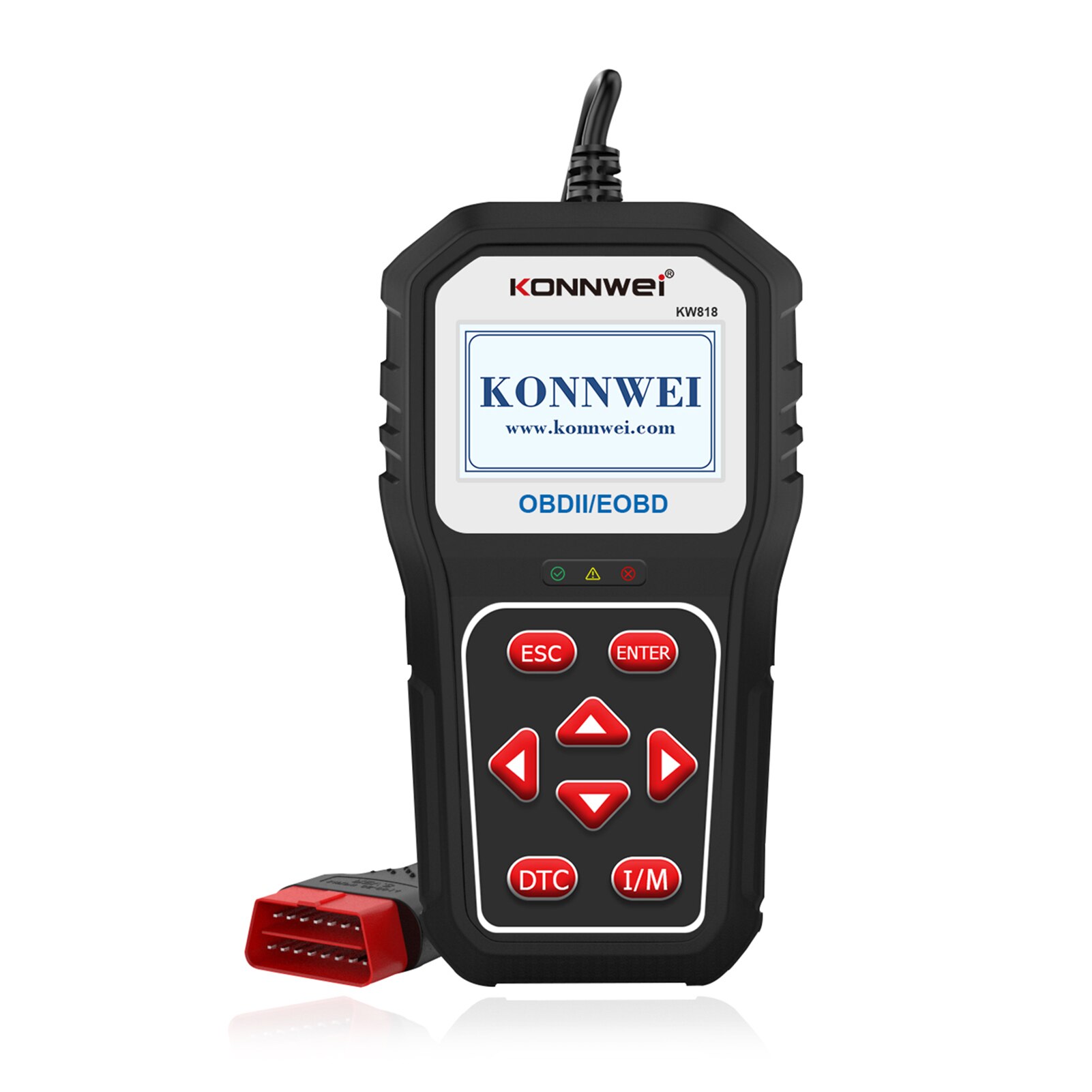 Konnwei kw818 obd2 herramienta de diagnóstico de vehículos de escaneo