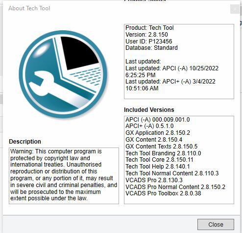 La herramienta técnica avanzada de Volvo PTT 2.8.150 para vocom en 120gb SSD