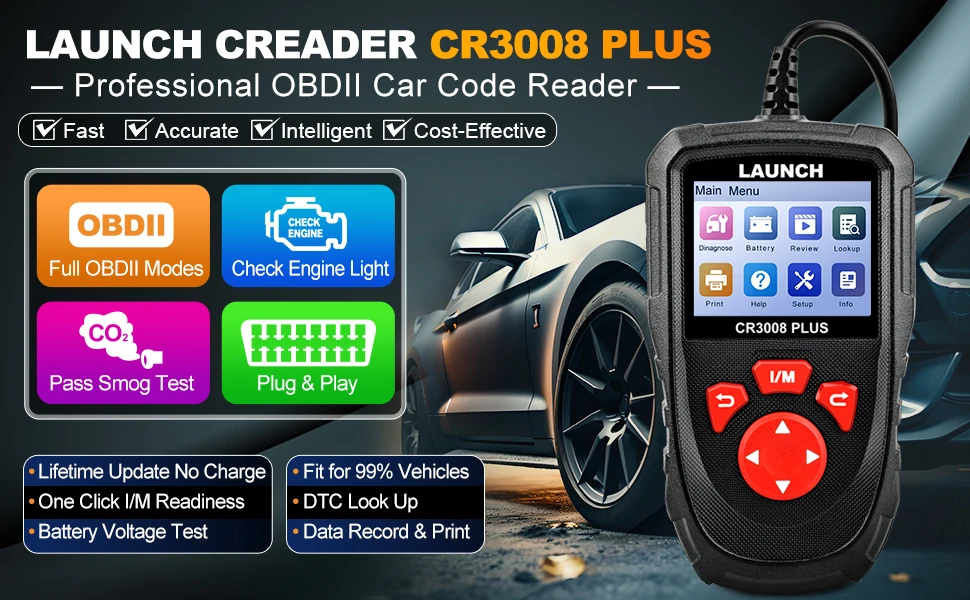 LAUNCH CR3008 Plus OBD2 Scanner