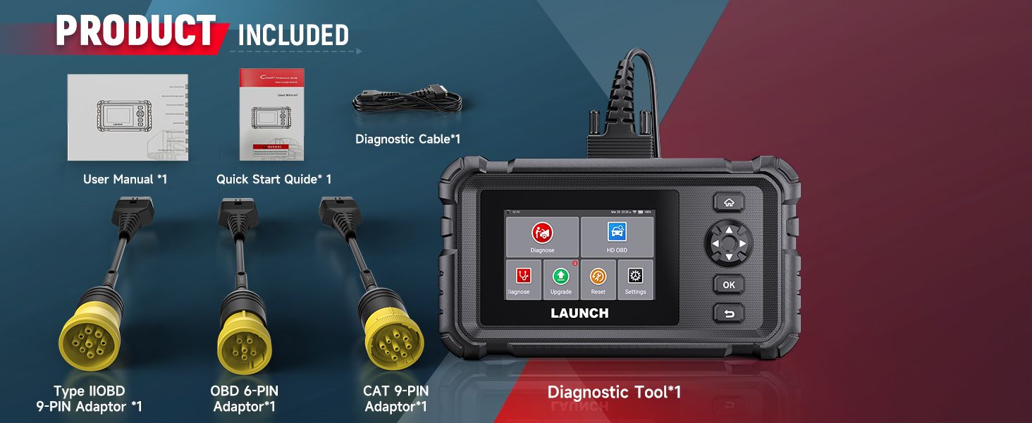 Launch CRP129 HD Heavy Duty Truck Scanner