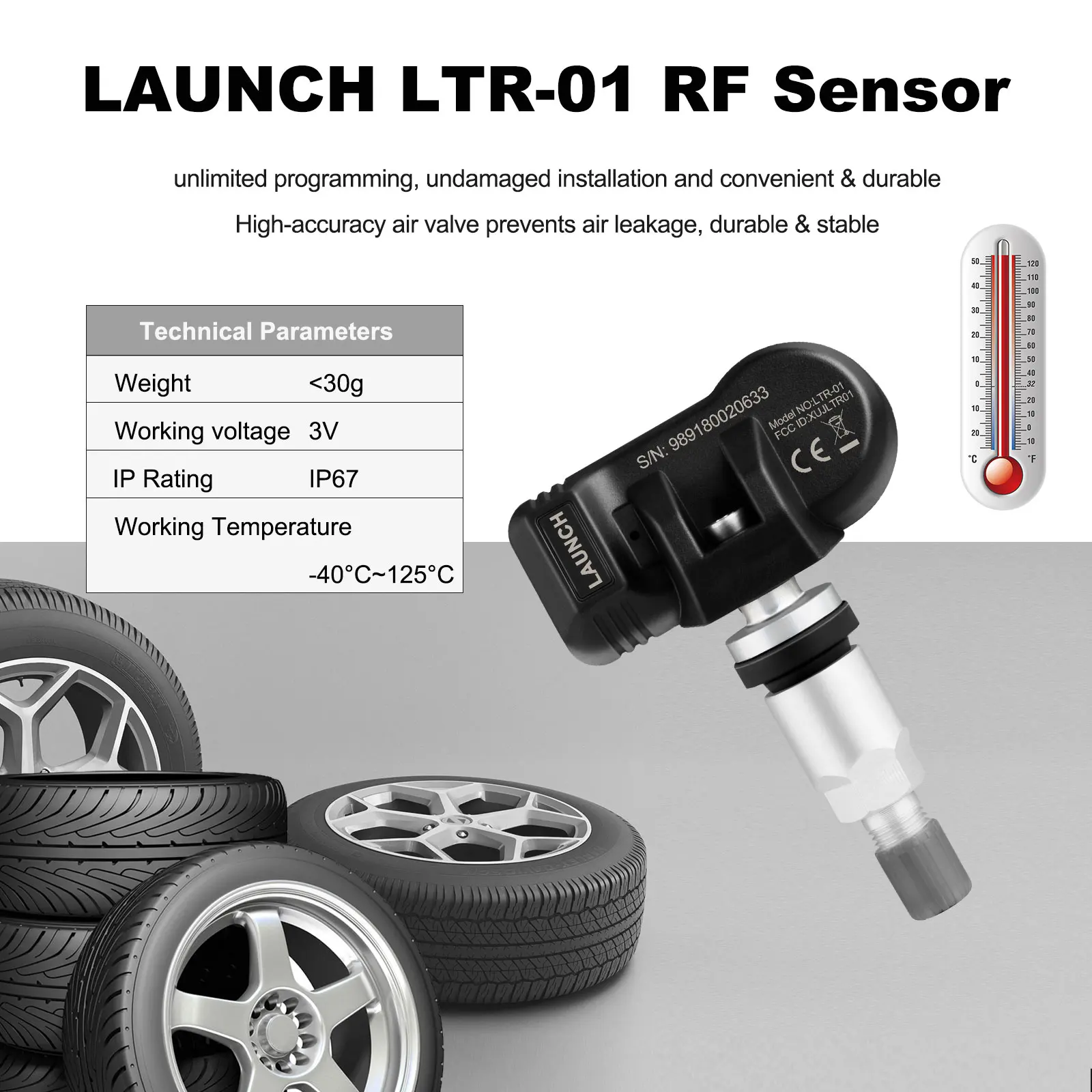 출시 LTR-01 RF 센서 315MHz & 433MHz TPMS 도구