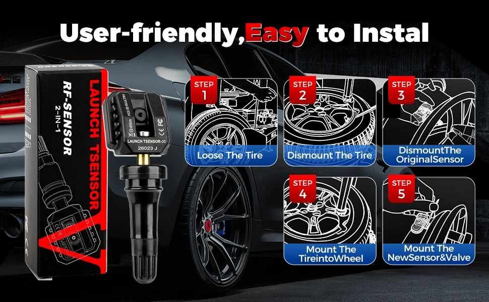 Launch LTR05S 2in1 TPMS Sensor