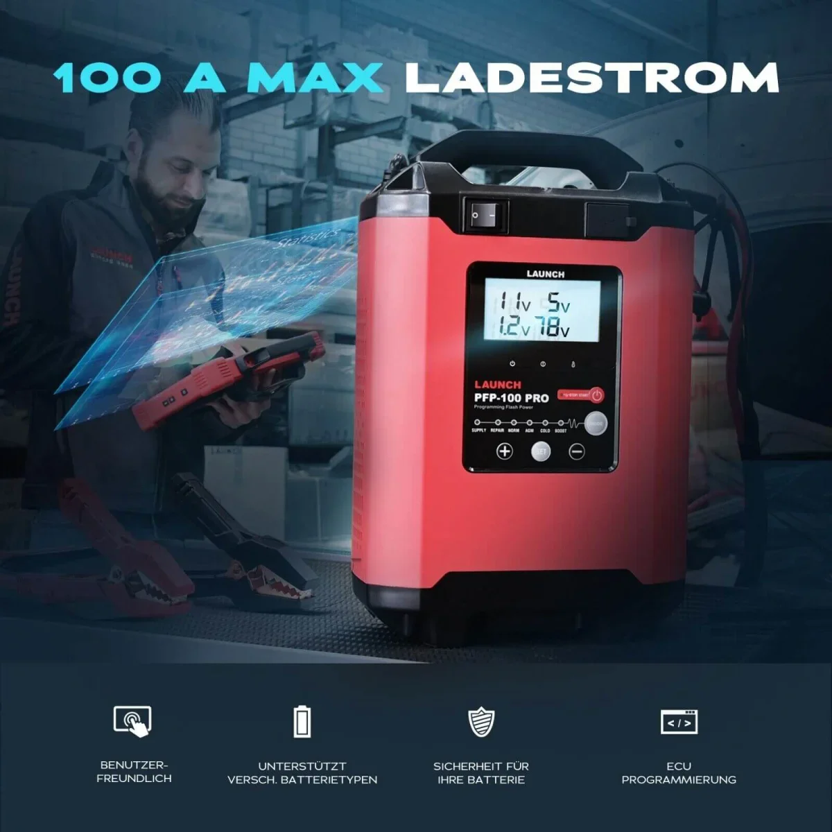 Launch PFP100 Pro ECU Programming Flash Power