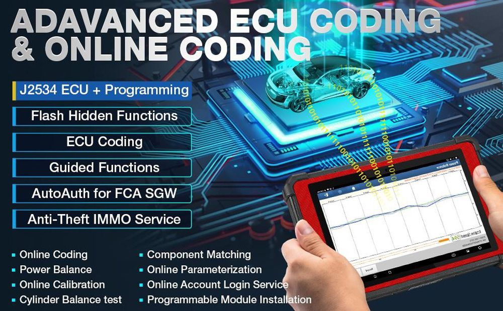 Codificación CE x431 PAD VII